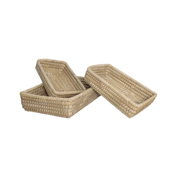 Kit Cestos 3 Peças Retangular Palmar Etilux