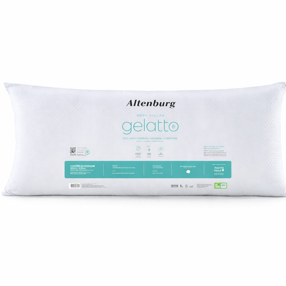Travesseiro Body Pillow Gelatto Turquesa 40x130cm