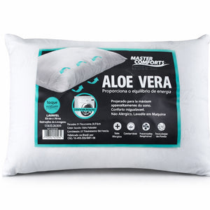 Travesseiro Fibra Aloe Vera Master Comfort 50x70cm