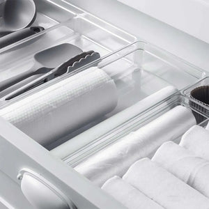 ORGANIZADOR DE TALHERES 5 SECOES CLEAR NATURAL Ou