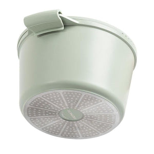 Jogo de panela empilhável Brinox loft verde 7 peças