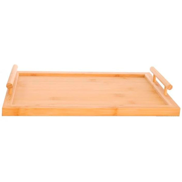 Bandeja Bambu com Alça Hauskraft 40x27cm