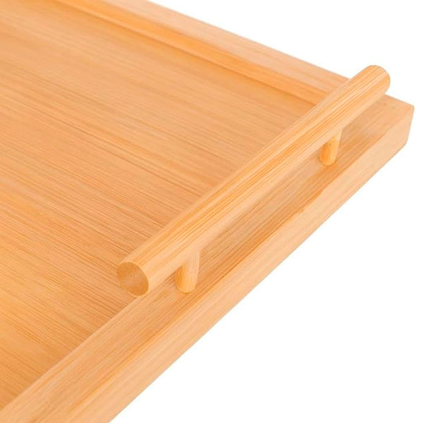 Bandeja Bambu com Alça Hauskraft 40x27cm