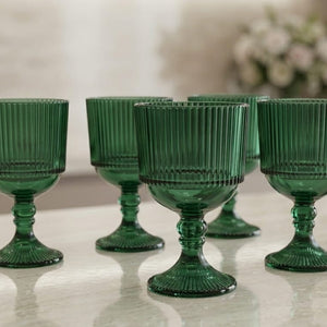 JOGO DE TACAS 6PCS GREEN 350ML CASAMBIENTE