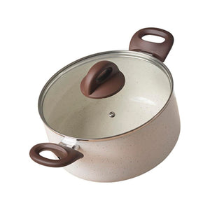 Jogo Panela C/Fundo De Indução Brinox Ceramic 5 Pçs Vanilla
