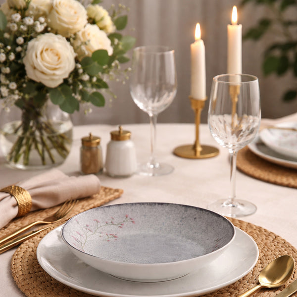 Prato Fundo Tramontina Floralis em Porcelana Decorada 21 cm