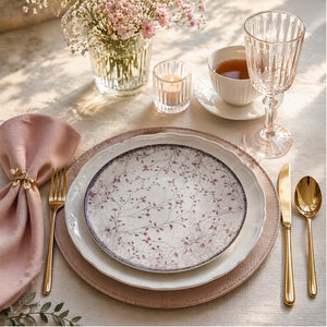 Prato Sobremesa Tramontina Floralis em Porcelana 19cm