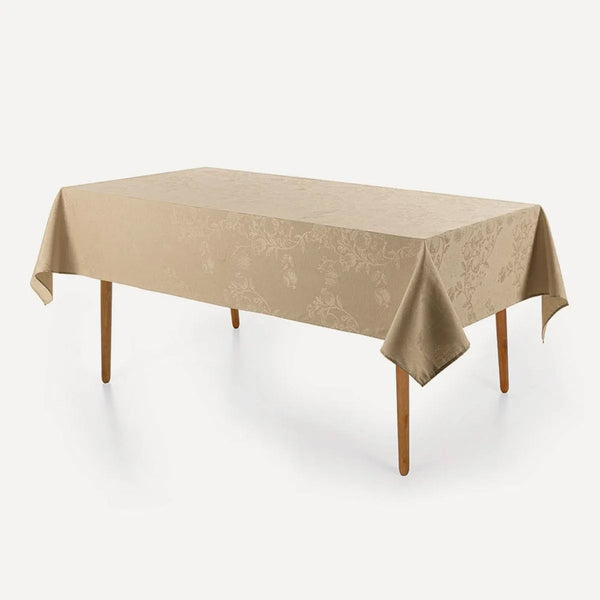 Toalha de Mesa Retangular 8 Lugares Roman Bege 160X270CM