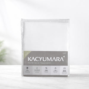 Protetor Travesseiro Alg Malha Impermeável 50x70cm Kacyumara