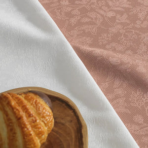 Toalha Mesa Retangular 12 Lugar Delicata Rosa 1,60m x 3,20m