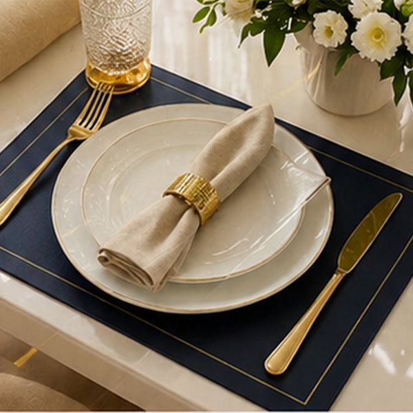 Lugar Americano Retangular Dolce Home azul 30cm x 45cm