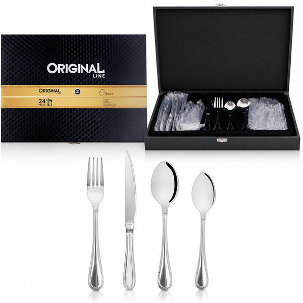Faqueiro Aço Inox 24 peças Croise Original  24PCS