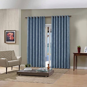 Cortina Pratika Glam Slim 2,60m x 1,70m Sky  – Bella Janela