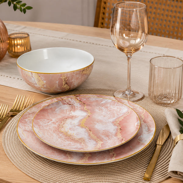 Aparelho De Jantar Em Ceramica Faiança 18 Peças Full Fit