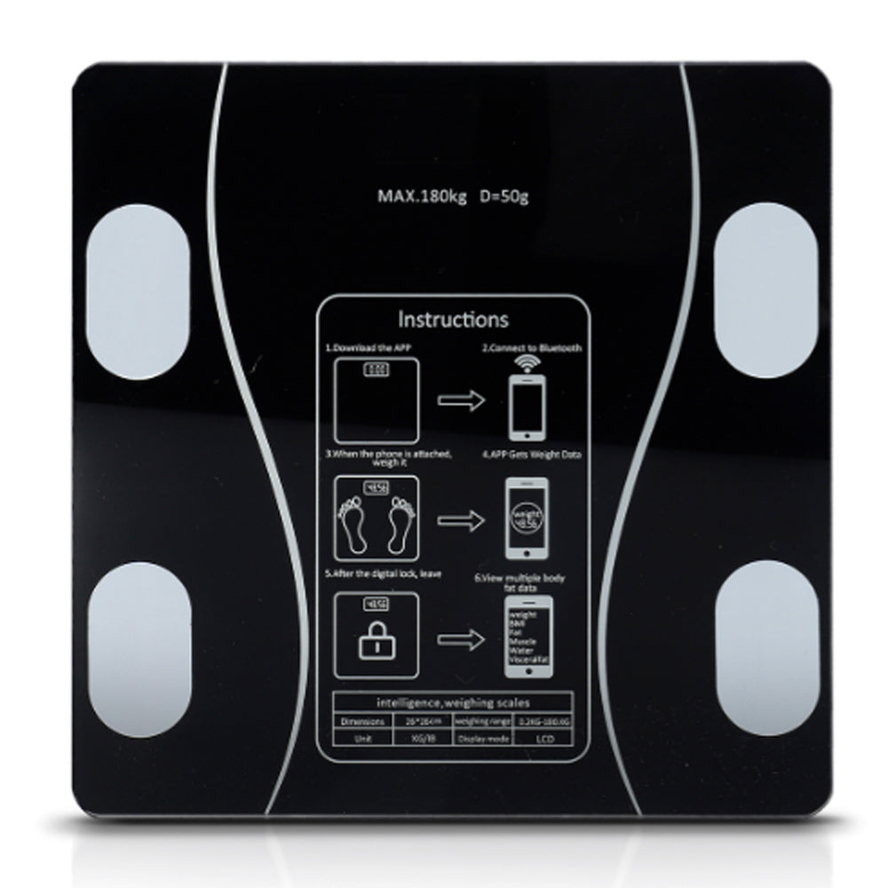 Balança Eletrônica Bluetooth Bioimpedância Com Aplicativo - Dolce Home180KG