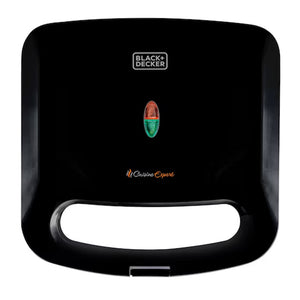 Grill E Sanduicheira Elétrico 220V Black + Decker