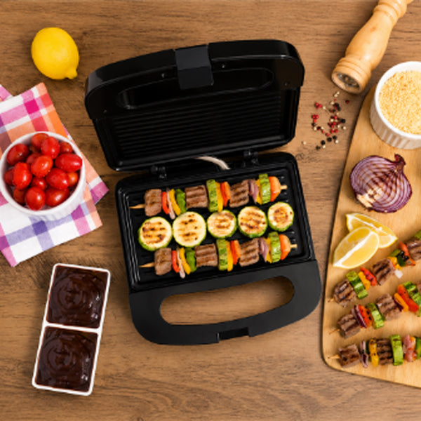 Grill E Sanduicheira Elétrico 220V Black + Decker