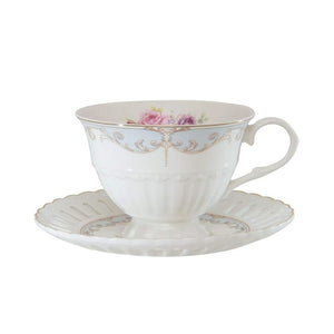 Jogo 6 Xicaras De Chá Porcelana Mon Cheri 230ml New Bone Lhermitage