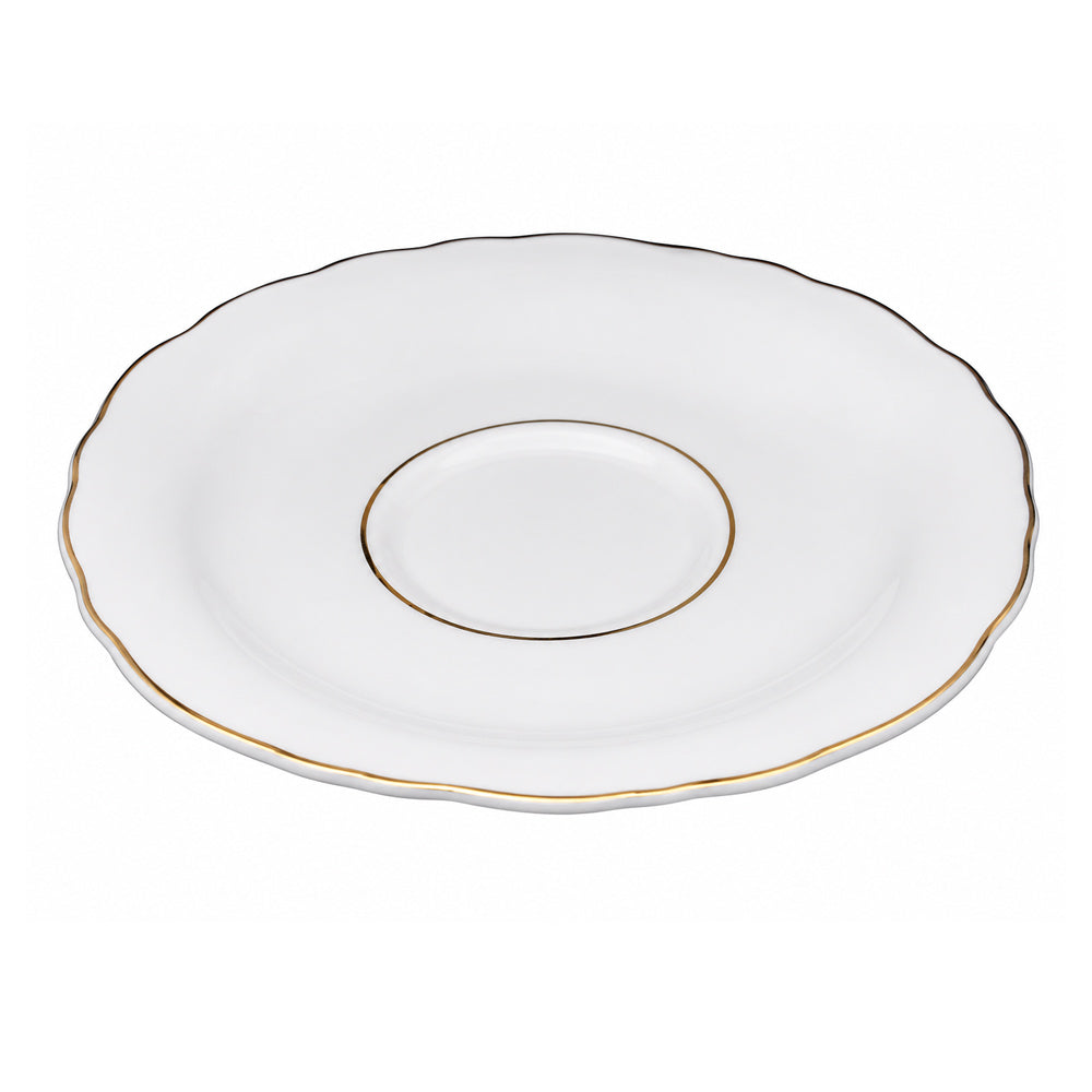 Jogo de 6 pecas para café em filado dourado 80ml LHermitage