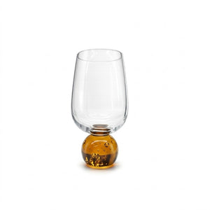 Taça Vinho Cristal Bubble Âmbar 450ml Full Fit 16cm