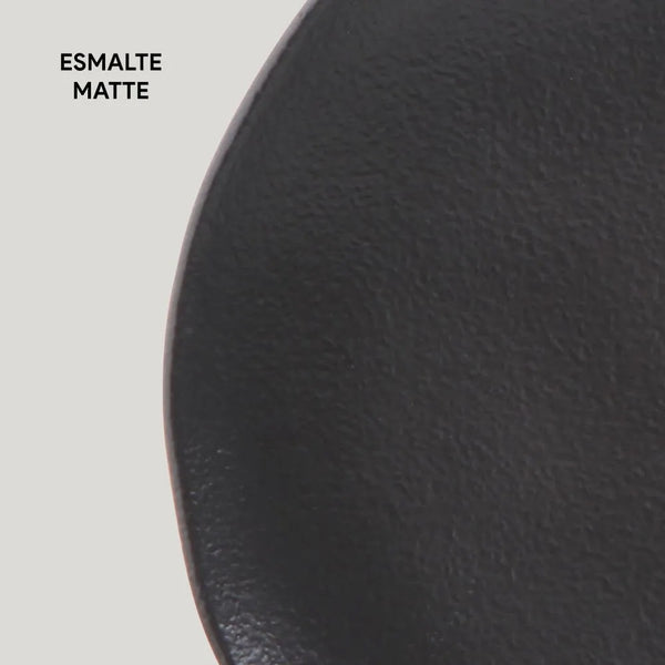 Prato sobremesa Orgânico Preto Matte Porto Brasil