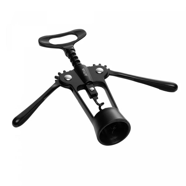 Saca-Rolhas Chef Pro 18cm Preto Liga de Zinco - Wolff