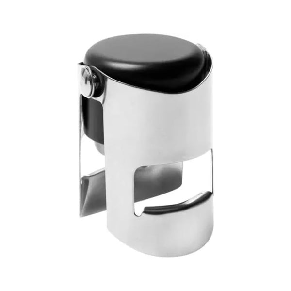 Tampa Champagne e Vinho Brinox Inox Vedação Preta