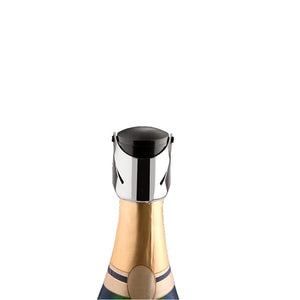 Tampa Champagne e Vinho Brinox Inox Vedação Preta