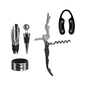 Kit Acessórios para Vinho Bogotá 5 Peças Hauskraft