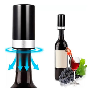 Tampa Automática a Vácuo para Vinho Fracalanza Preta