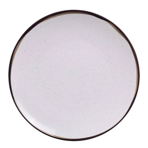 Prato Sobremesa Tramontina  em Porcelana Decorada 19 cm  CANYON