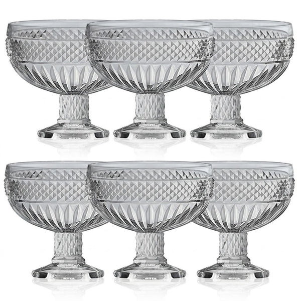 Jogo De Tacas Para Sobremesa Palace Cristal 6Pcs Cristal