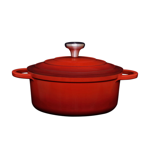 Caçarola de Indução Le Chef Vermelha 4,6L Hauskraft
