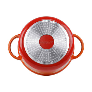 Caçarola de Indução Le Chef 4,6L Laranja  hauskraft