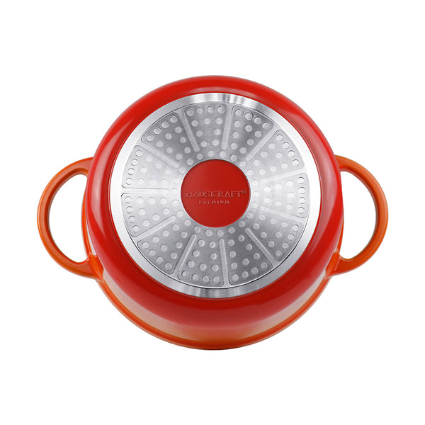Caçarola de Indução Le Chef Laranja 7,2L hauskraft