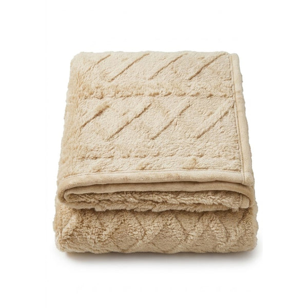 Manta Overrera Jacquard Glamour C/Sherpa Casal 1,90mx2,10m