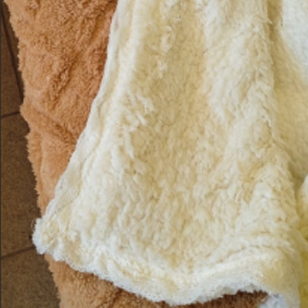 Manta Overrera Jacquard Glamour C/Sherpa Casal 1,90mx2,10m