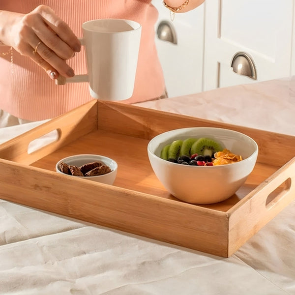 Bandeja com Alças Sense Bambu Ou