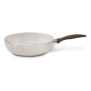 Wok Brinox Ceramic Life vanilla  28cm 3,4L com Tampa