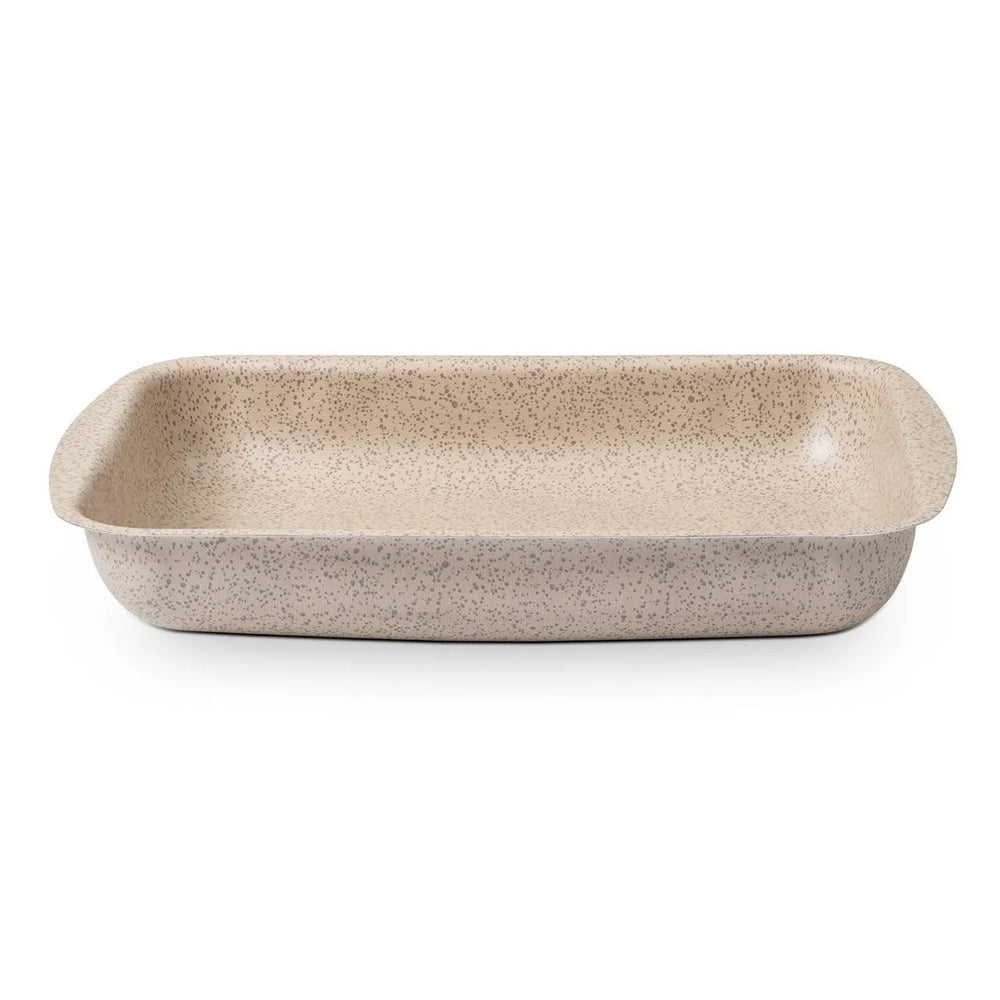 Assadeira Funda Ceramic Life Brinox Vanilla 33,5x24x5cm
