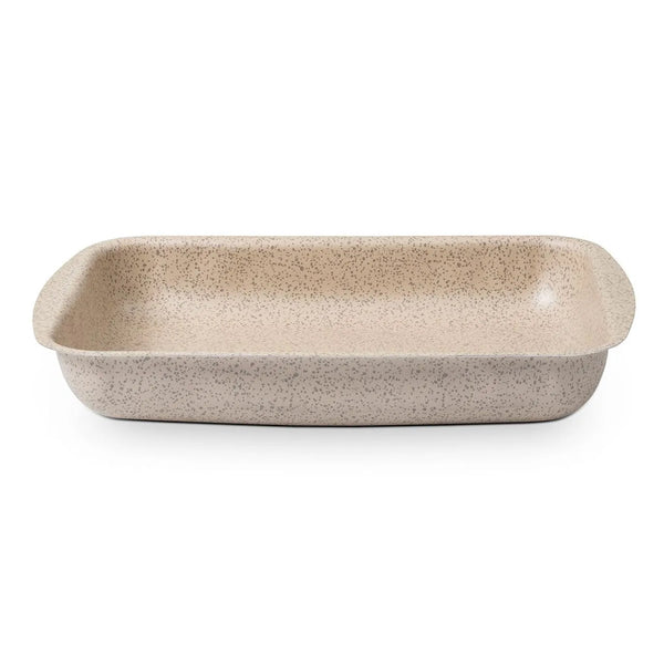 Assadeira Funda Ceramic Life Brinox Vanilla 33,5x24x5cm
