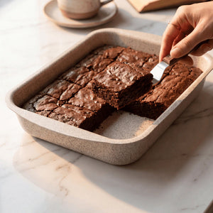 Assadeira Retangular Funda Brinox Ceramic Life Bakeware 39,5x28x5cm Vanilla