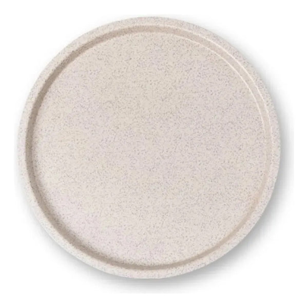 Forma de Pizza sem Furo Brinox Ceramic Life Vanilla 30x1,8cm