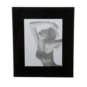 Porta-retrato De Vidro Wolff 20x25cm Preto