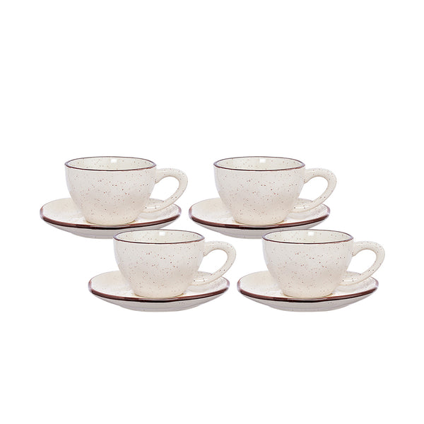 Jogo com 4 Xícaras de Café com Pires Bahamas 85ml
