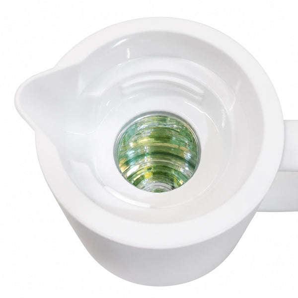 Garrafa Térmica Café/Chá Samira Dourado/Branco 1 Litro Tuut