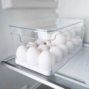 Organizador De Ovos Clear Fresh 36 UN Porta Ovos Com Tampa OU