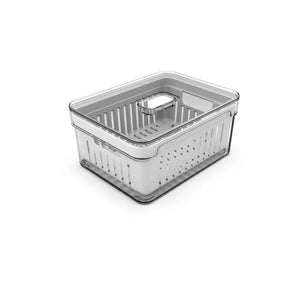 Organizador de geladeira com cesto Ou 2,2L Linha Clear Fresh