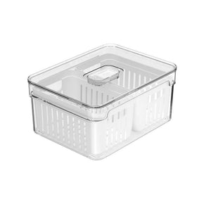 Organizador com cesto duplo Ou 2,2L Linha Clear Fresh