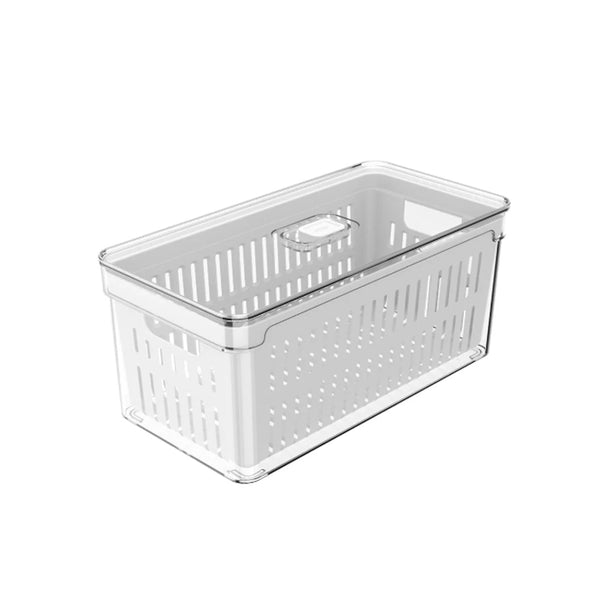 Organizador de geladeira com cesto Ou 5L Linha Clear Fresh